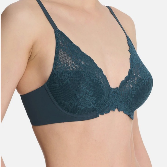 Natori Heavenly Convertible Bra Size 34D MSRP $74 Crystal teal NWT - Picture 2 of 5